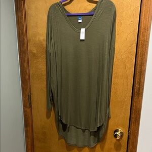 Old Navy Olive Tunic Top